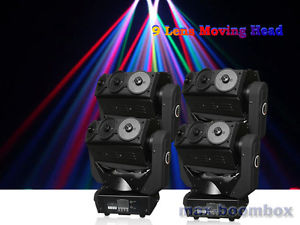 4 Units 9 Lens Moving Head Magic Laser Stage Light DMX DJ Club American