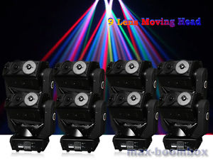 8 Units 9 Lens Moving Head Magic Laser Stage Light DMX DJ Club American