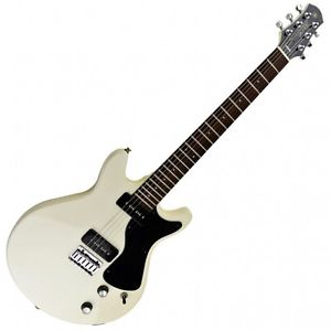 Yamaha SSGRR Junior White Basswood Body Used Electric Guitar W/ Soft Case Japan
