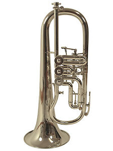 Melton 124NT L in B Drehventil - Neusilber, Trigger, Koffer