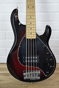 Musicman Ernie Ball Stingray 5 bass guitar excellent condition w/ case-used