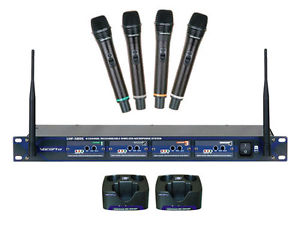 Vocopro Uhf-5805 4-channel Wireless Microphone System - 730mhz To 790mhz System