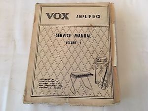 Vintage 1968 Vox Amplifiers Service Manual Volume I