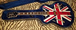 EPIPHONE LIMITED EDITION UNION JACK SHERATON OUTFIT NOW A SOLD OUT ITEM  A+++++