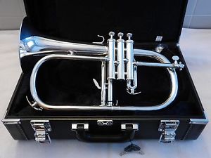 Beautiful Silver YAMAHA YFH6310Z Bobby Shew Professional FLUGELHORN - MINT A+