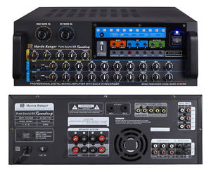 Martin Ranger PS-88R 750W Karaoke Mixer Amplifier Recorder  USA 1 year warranty