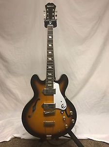 Epiphone  Casino Inspired By John Lennon Vintage Sunburst With Gibson Parts/case