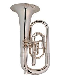 Marching Euphonium horn kit Nickel plated body Bb key