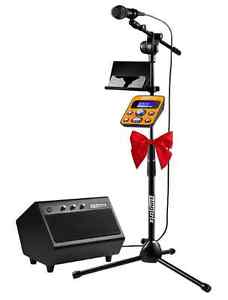 New Party Bundle Premium Edition Home Karaoke System Microphone Pitch Correction