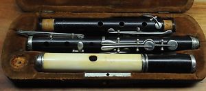 Beautiful antique Geo. Cloos wooden 8-key Flute - DEMO included