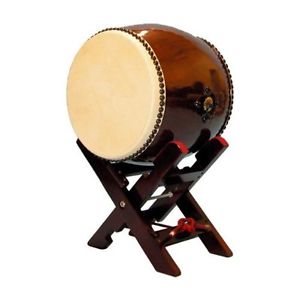 Japanese drum TAIKO (Long torso no ear) 1.2 feet with X-pedestal Set