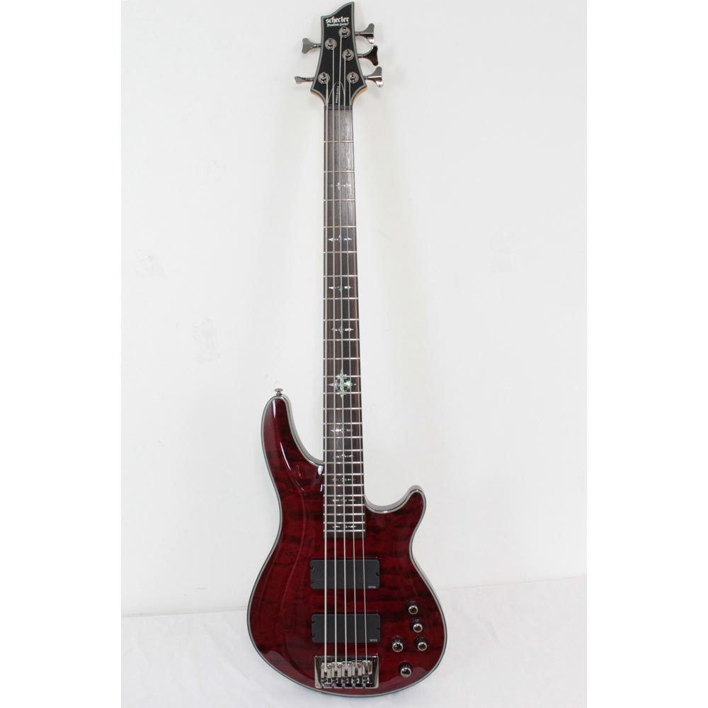SCHECTER AD-DM-EL-5 CRED DAMIEN ELITE-5 Electric Bass guitar Crimson Red