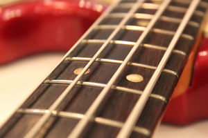 Fender 1970 MUSTANG BASS "Competition Red" Used  w/ Hard case