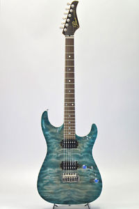 Pensa Custom Guitar: Electric Guitar MK-1 HH Style/Aqua Blue Burst USED