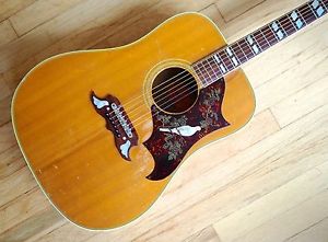 1967 Gibson Dove Vintage Dreadnought Square Shoulder Acoustic Guitar w/ Case