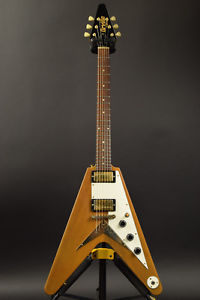 Orville by Gibson FV-58 Natural Electric Guitar w/SoftCase From Japan Used #U333