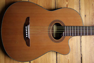 RARE! MUSIMA MHX24 THINLINE STAGE ELECTRO ACOUSTIC WESTERN STEEL STRING GITARRE