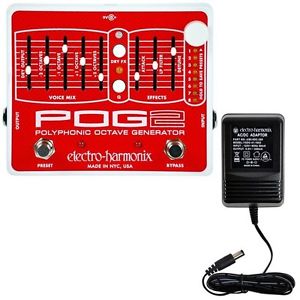 Electro Harmonix EHX  POG 2 w/ Power Supply Polyphonic Octave Generator NEW