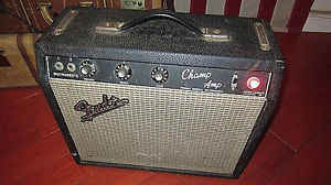 Vintage 1964 Fender Champ Amplifier Blackface Sounds Amazing
