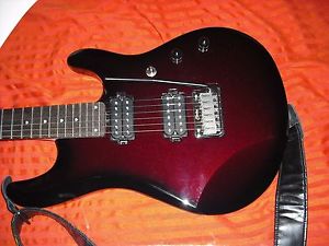 Sterling by Music Man JP60-PRB John Petrucci Pearl Red Burst Electric Guitar