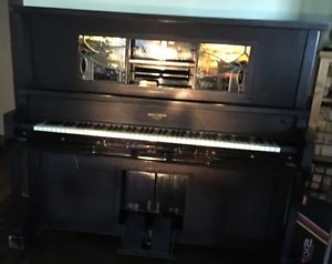 Schilling Upright PLAYER piano Electricifed or Manually Pump
