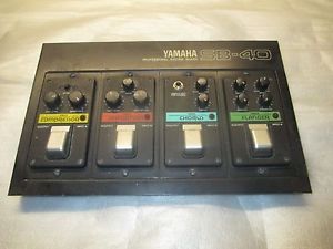 80's YAMAHA SB 40 EFFECTS PEDALBOARD