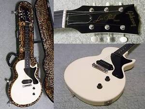 Gibson Les Paul Jr Billie joe Armstrong Signature Model White Greenday FS