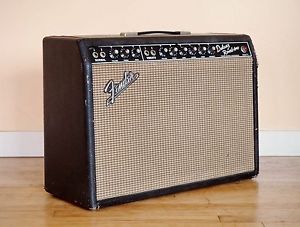 1965 Fender Deluxe Reverb Blackface Vintage Tube Amplifier 1x12 AB763 Circuit