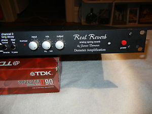Demeter RV1 Real Spring Reverb -- Echo Effects vintage Plate