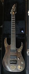 Ibanez Custom Steampunk Iron Label 7 string Guitar RGIR27BFE
