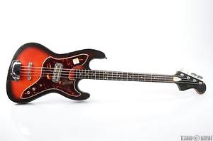 1960's HARMONY H25 Silhouette Electric Bass Guitar w/Case #26380