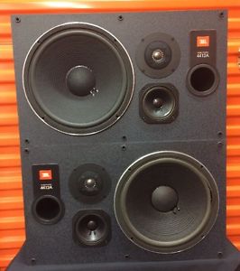 JBL 4412A 3-Way Studio Reference Monitors Matched Pair L&R