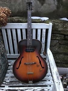 A Vintage Acoustic/electric Guitar Six String /Electric Knobs Gibson Guitar