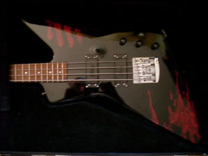 1985 GIBSON Explorer Bass “Black and Blood " finish  Ed Roman Custom