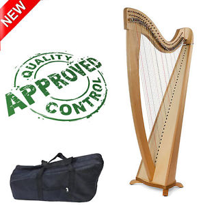 38 Strings Cherry wood Celtic Harp Christmas Gift