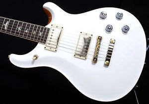 New Paul Reed Smith Wood Library McCarty 594 Jet White Guitar! Custom Finish!