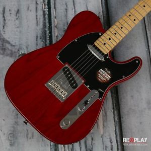 Fender American Standard Telecaster Crimson Red Transparent, MN