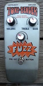 Vintage Sola Sound Tonebender Tone Bender 1973 Fuzz Effect MK III