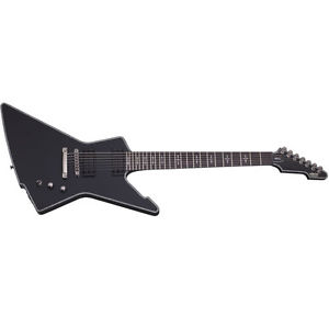Schecter Hellraiser E-7 P Passive Satin Black SBK *New* 7-String Guitar E7 E 7 E