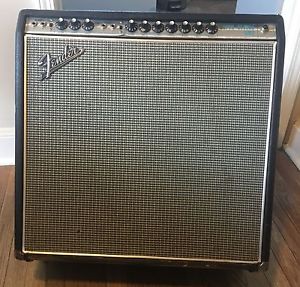 1968 Fender Super Reverb Vintage Silverface Blackface Guitar Tube Combo Amp