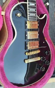 1976 Gibson Les Paul Custom Black Beauty 3 Pick Up Rare original