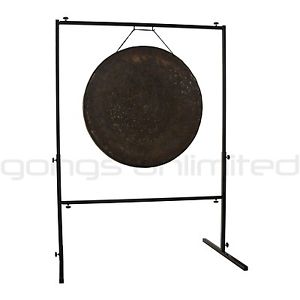 32” Mother Tesla Gong on Rambo Rimbaud Gong Stand with Mallet
