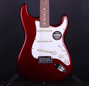 Fender American Standard Stratocaster Mystic Red Strat Electric Guitar w/Case