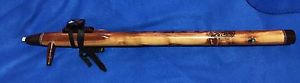 BRENT HAINES WOODSOUNDS  LOW Eb TURQOISE INLAY NATIVE AMERICAN STYLE FLUTE