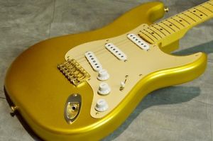 VANZANDT ORDER STRATOCASTER Gold Used Electric Guitar Free Shipping EMS