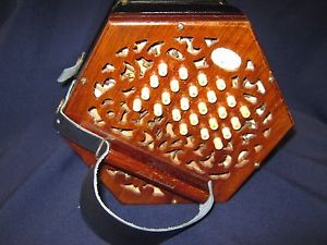 Lachenal 46 Key Maccann Duet Concertina -Restored and in Concert Pitch