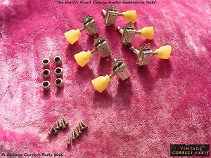 Vintage 1952 Gibson Kluson Single Line Single Ring Tuners Les Paul Goldtop 1953