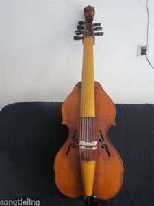 Carved Baroque Style SONG master 7x7 strings 25 1/2 " viola da gamba #11102