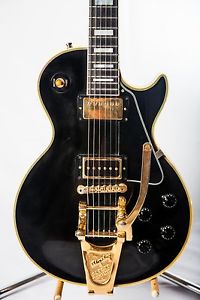 90's Gibson Les Paul Custom Black w/Bigsby, 57 classic humbuckers & Lollar p90