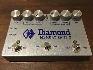 The legendary Diamond Memory Lane 2 analogue delay pedal